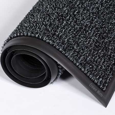 Crown Mat-A-Dor Entrance Scraper Mat Rubber 24 x 32 Black